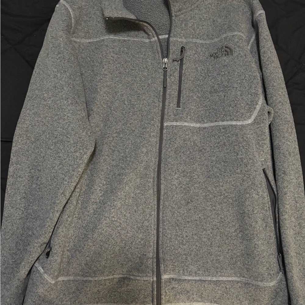 The North Face Charcoal Zip-Up Jacket